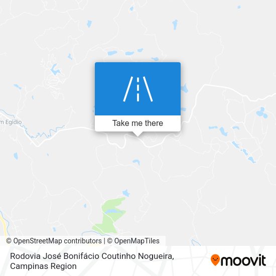 Rodovia José Bonifácio Coutinho Nogueira map