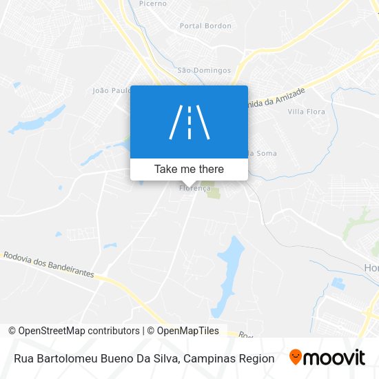 Rua Bartolomeu Bueno Da Silva map