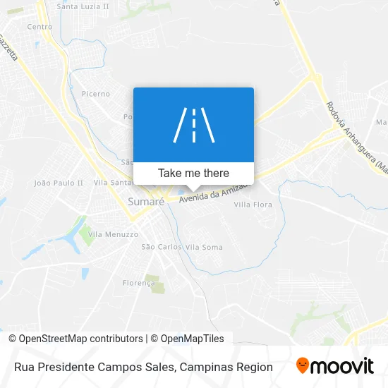 Rua Presidente Campos Sales map