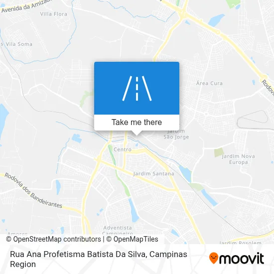 Rua Ana Profetisma Batista Da Silva map