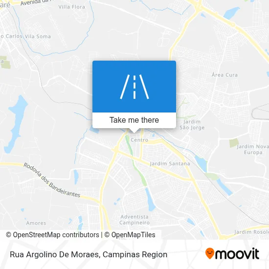 Rua Argolino De Moraes map