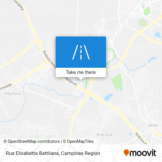 Rua Elisabetta Battilana map