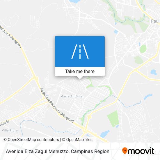 Avenida Elza Zagui Menuzzo map