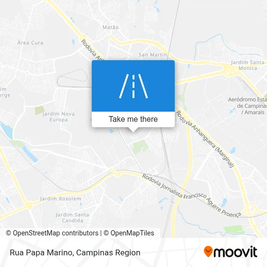 Rua Papa Marino map