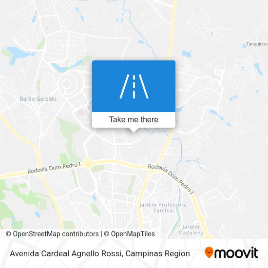 Avenida Cardeal Agnello Rossi map