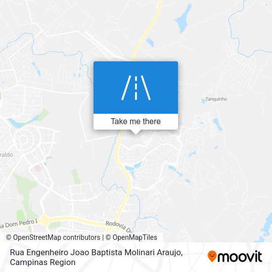Rua Engenheiro Joao Baptista Molinari Araujo map