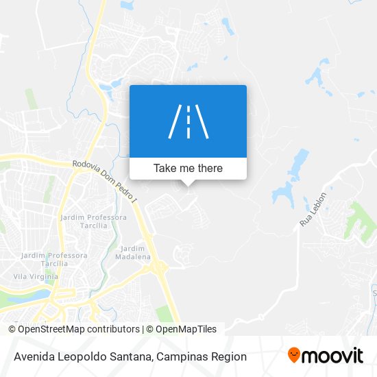 Mapa Avenida Leopoldo Santana