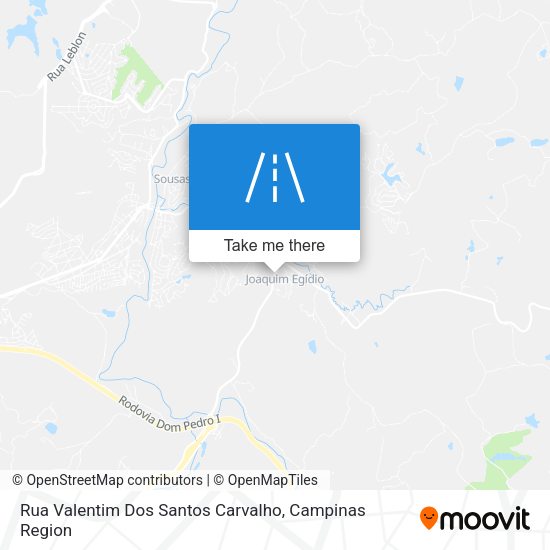 Rua Valentim Dos Santos Carvalho map