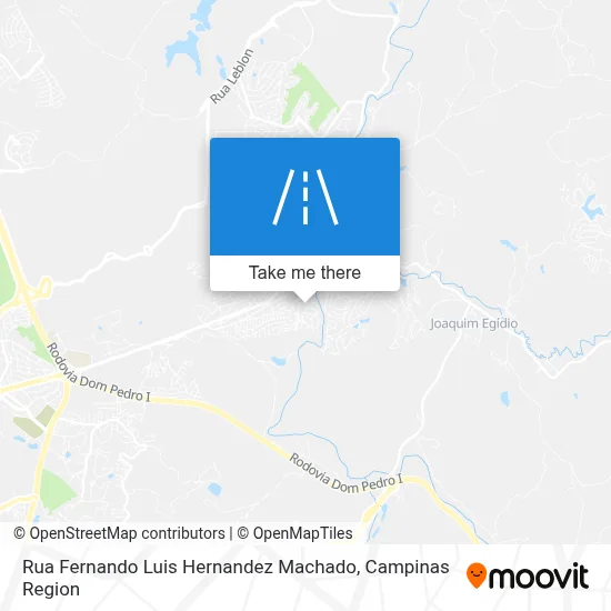 Rua Fernando Luis Hernandez Machado map
