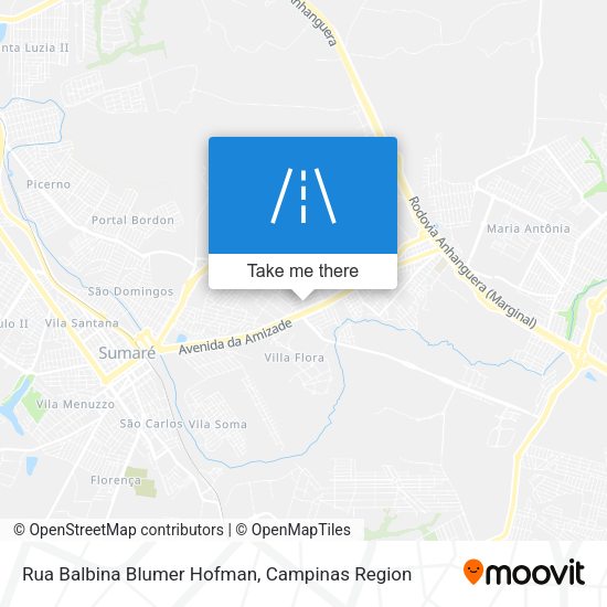 Rua Balbina Blumer Hofman map