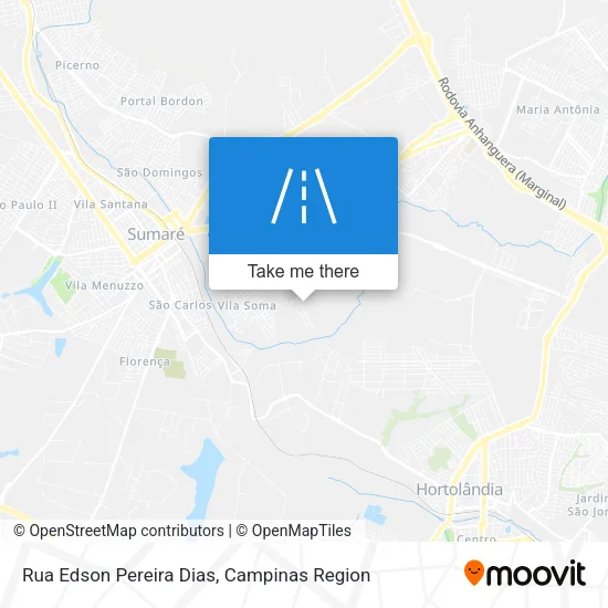 Rua Edson Pereira Dias map