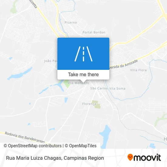 Rua Maria Luiza Chagas map