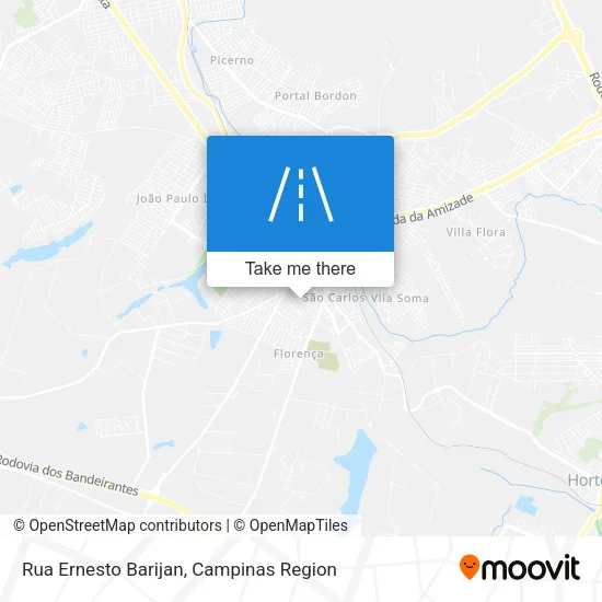 Rua Ernesto Barijan map
