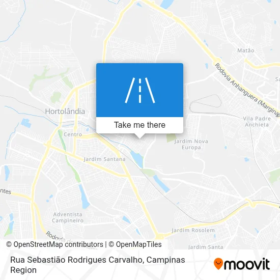Rua Sebastião Rodrigues Carvalho map