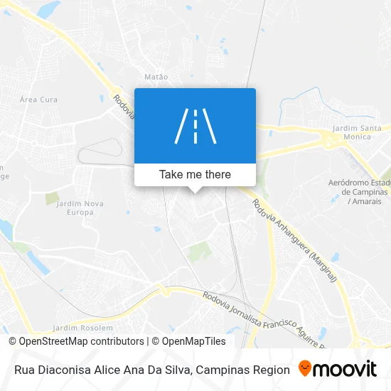 Rua Diaconisa Alice Ana Da Silva map