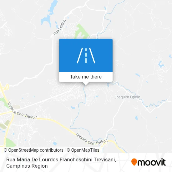 Rua Maria De Lourdes Francheschini Trevisani map