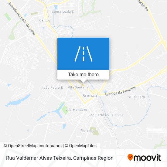 Rua Valdemar Alves Teixeira map