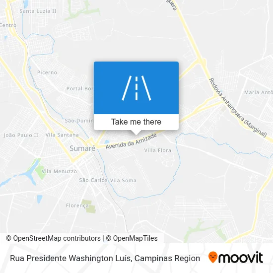 Rua Presidente Washington Luís map