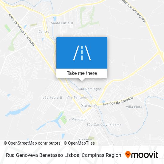 Rua Genoveva Benetasso Lisboa map