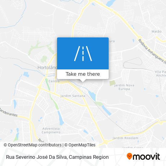 Rua Severino José Da Silva map