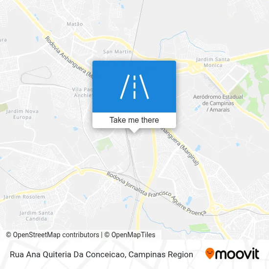 Rua Ana Quiteria Da Conceicao map