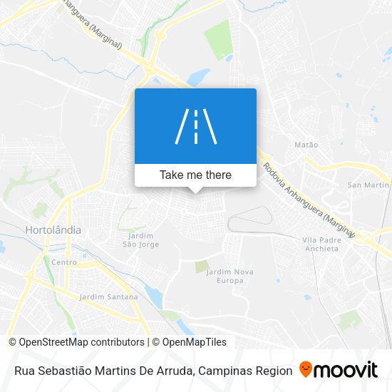 Rua Sebastião Martins De Arruda map
