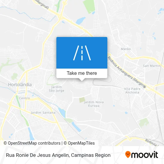 Rua Ronie De Jesus Angelin map