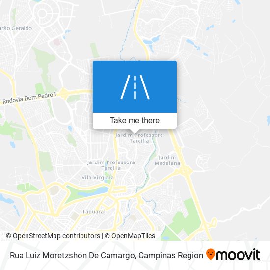 Rua Luiz Moretzshon De Camargo map