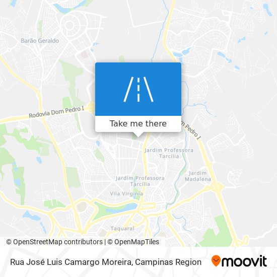 Rua José Luis Camargo Moreira map