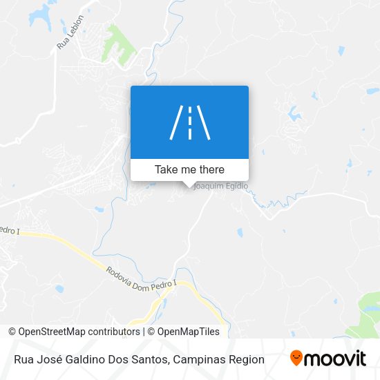 Rua José Galdino Dos Santos map