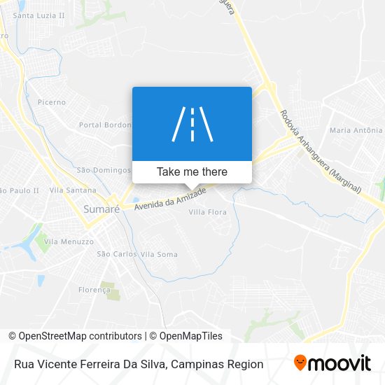 Rua Vicente Ferreira Da Silva map