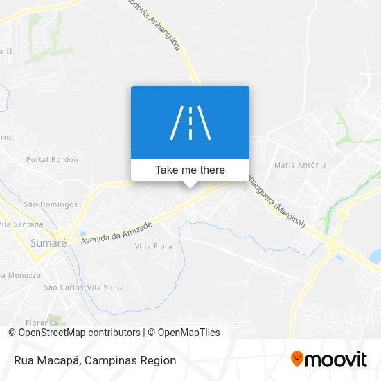 Rua Macapá map