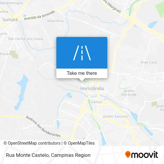 Rua Monte Castelo map
