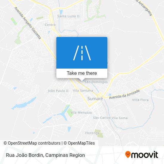 Rua João Bordin map