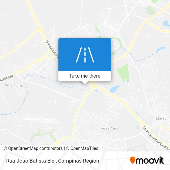 Rua João Batista Eler map