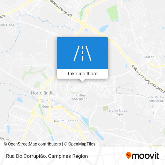 Rua Do Corrupião map