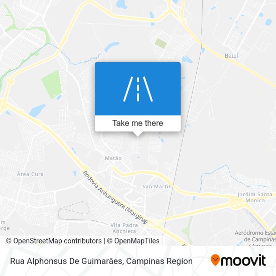 Rua Alphonsus De Guimarães map