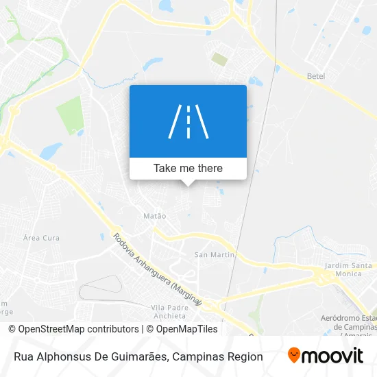 Rua Alphonsus De Guimarães map