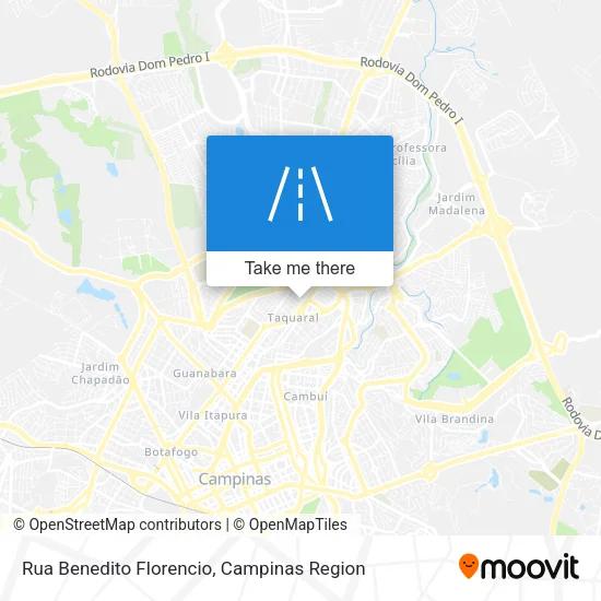 Rua Benedito Florencio map