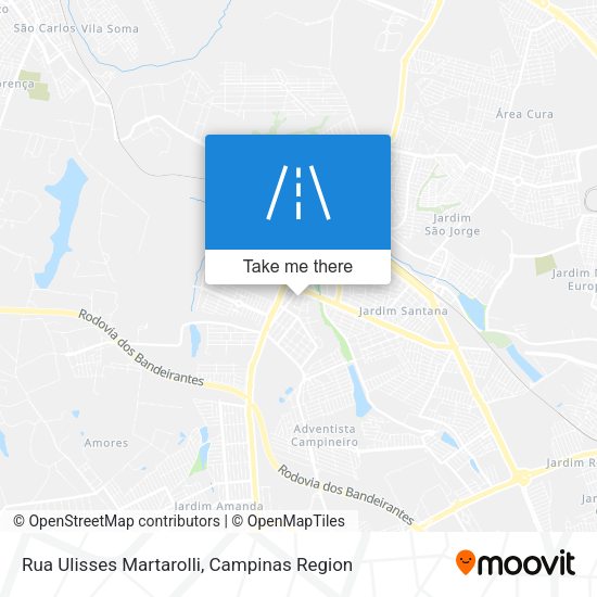 Rua Ulisses Martarolli map