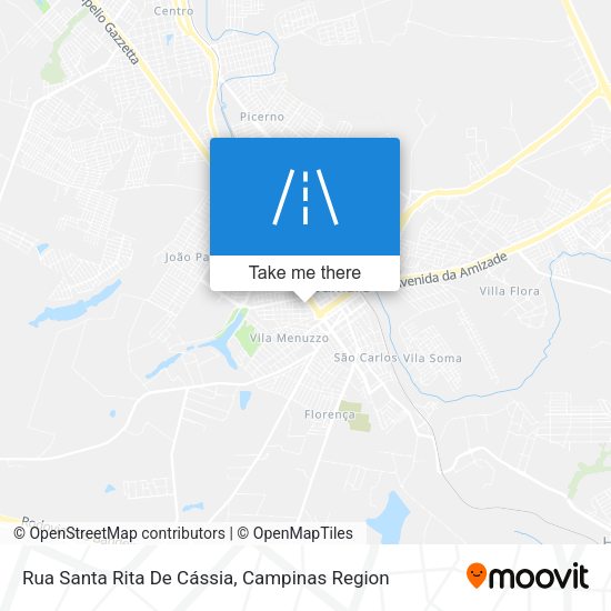Rua Santa Rita De Cássia map