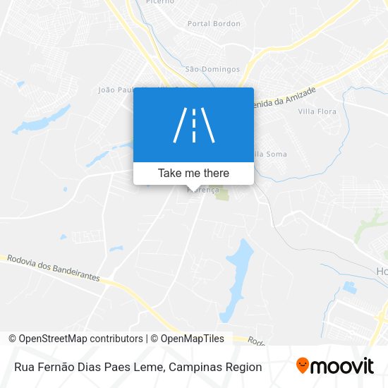Rua Fernão Dias Paes Leme map