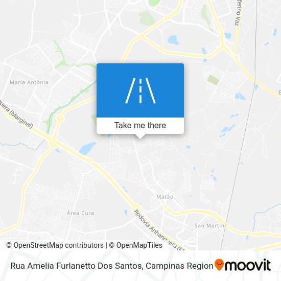 Rua Amelia Furlanetto Dos Santos map