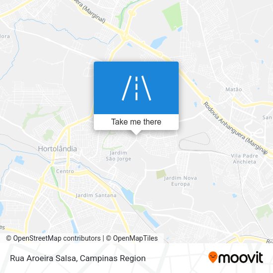 Rua Aroeira Salsa map