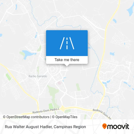 Rua Walter August Hadler map