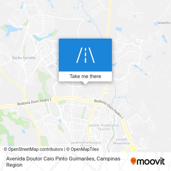 Avenida Doutor Caio Pinto Guimarães map