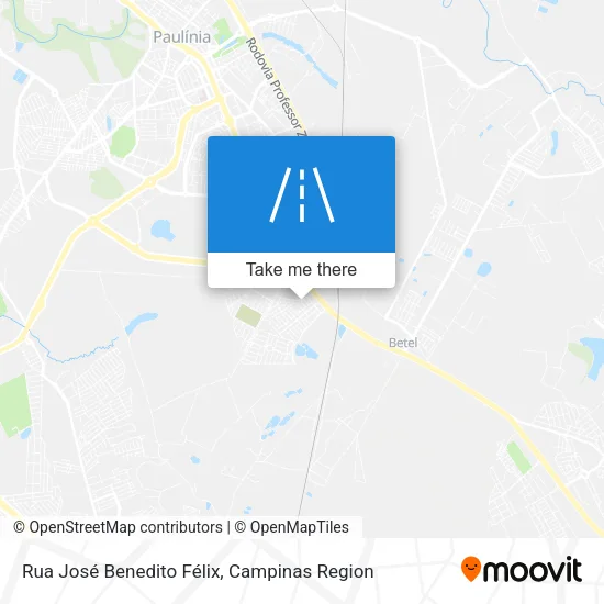 Rua José Benedito Félix map