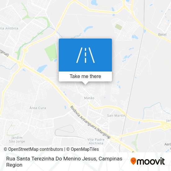 Rua Santa Terezinha Do Menino Jesus map
