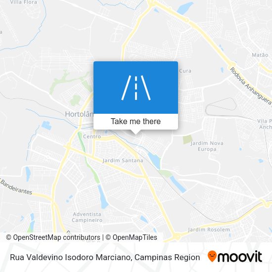 Rua Valdevino Isodoro Marciano map