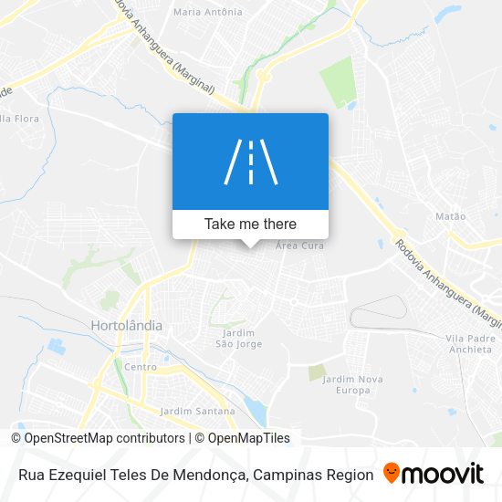Rua Ezequiel Teles De Mendonça map